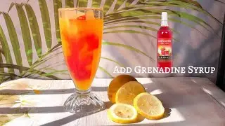 How to Make Easy homemade Tropical 🏝️ Sunset Mojito🍹