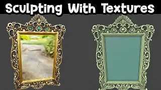 Sculpting Details With Alpha Textures - Blender Tutorial