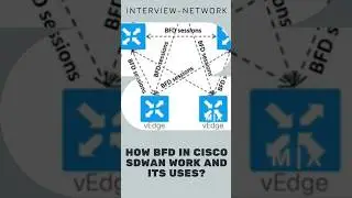 How BFD in cisco sdwan work | BFD uses #shorts #cisco #network