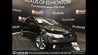 Used Black 2012 Kia Forte Koup SX Walk Through Review - Spruce Grove, Alberta, Canada
