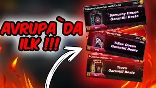 ZULA AVRUPA`DA ILK DEFA  SAMURAY,TREX,TRUVA GARANTILI DESTE ACTIM ?!?!