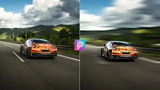 Picsart Photo Editing | Cara Edit Foto Blur Panning Effect | Picsart Tutorial