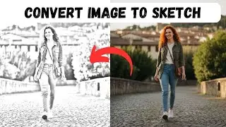 How To Turn Photos Into Pencil Sketches Without Adobe Photoshop | Convert Image To Sketch Free