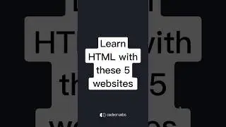 Learn HTML with these 5 Websites - 
