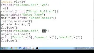 Operations on Binary Files in Python