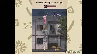 Nightmare Puzzles level 16 help him climb up to save the girl Walkthrough Solution