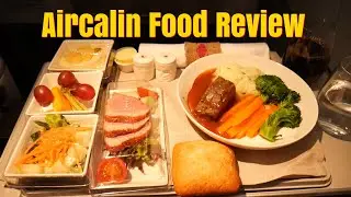 Aircalin New Caledonia Business Class Airline Food Review