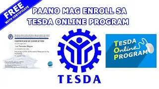 PAANO MAG ENROLL SA TESDA ONLINE PROGRAM | FREE TESDA ONLINE PROGRAM | FREE ONLINE COURSES