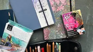 Скетчи из путешествия. Будапешт. Белград.  Какие краски и карандаши я беру с собой. Sketch tour