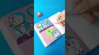 Doraemon journal 💙💙/ journal ideas #shorts #journal #scrapbooking