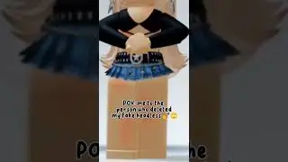 GIVE ME BACK MY FAKE HEADLESS!!! #roblox #shorts