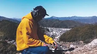 Sp404 lofi hiphop beat live in Japanese nature