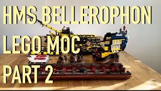 LEGO MOC: HMS BELLEROPHON | MODULE | PART 2
