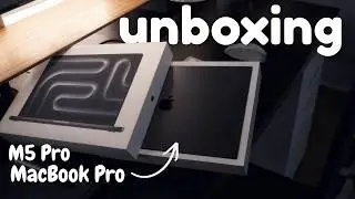 Unboxing the MacBook Pro M5 Pro — 48GB Unified Memory