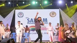 Arun vijay dance performance for adhaaru adhaaru song at sai ram engineering college culturals 2017.