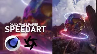 Skull 3D render I Everyday/Daily render I Cinema4D and Octane render Speedart I Damongraphics