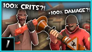 TF2 X-1 is a HILARIOUS Mess and BREAKS Weapons!