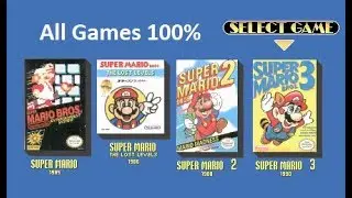 Super Mario All-Stars All Games 100% Speedrun