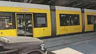 Berlin Tram 4015 Passing on the Street on 09/09/25
