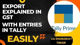 Export Under GST and it's Accounting Entries.