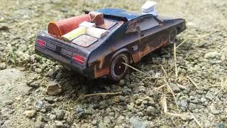Hot Wheels Papercraft | Model 1973 Ford Falcon XB-GT | Seri Mad Max Fury Road