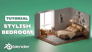 Create a Stylized Isometric Room in 3D! Blender Tutorial For Beginners