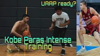 Kobe Paras | Intense Training With Coach Jolo Tamayo | UAAP Ready? | New Shooting Form |