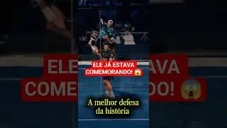 THE GREATEST SAVE IN PADEL HISTORY! Agustín Tapia defied the laws of physics 