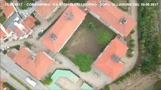 ALLUVIONE A LIVORNO: 18.09.2017 RIPRESA AEREA DOPO ALLUVIONE DEL 10.09.2017