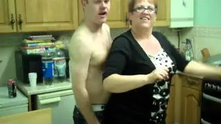 Redhead Dancing Topless