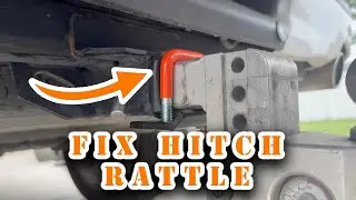 Hitch Tightener & Anti-rattle stiffener installation.