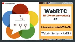 WebRTC RTCpeerconnection( ) API -  Introduction | WebRTC series PART 8 | Engineering Semester