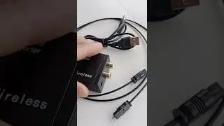 Convertidor de señal óptica a  RCA. conecta tu televisor óptico a parlante RCA análogo