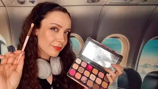 ASMR | Uçak Yolculuğunda Makyajını Yapıyorum 💄✈️