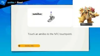Registering my Bowser amiibo.