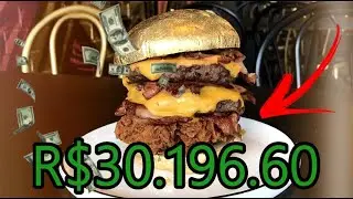 Este Humburguer CUSTA 30 MIL REAIS 🍔