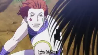 Sub Vs Dub Illumi threatens hisoka