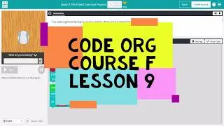 Code.org Course F Lesson 8 Mini Project User Input Programs - Code Org Lesson 8 Answers