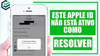 2024 Este ID Apple Não Está Ativo COMO RESOLVER