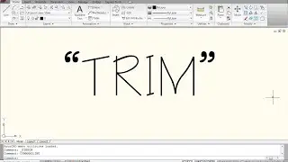 Trim - AutoCad Commands
