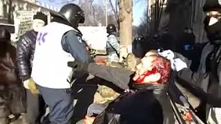 Пленные на майдане