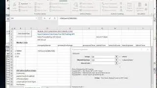 Excel Custom Functions for IEX API