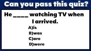 Mixed English 20+ Grammar Quiz #challenge