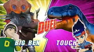Dinosaur Master Duel : Bigben VS Touch  #dinosaur #dinosaursbattles #jurassicworld #dinosaurs