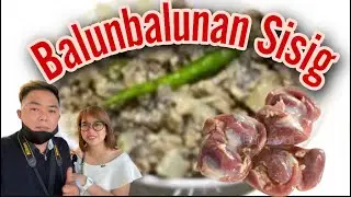 How to cook balunbalunan sisig simple recipe