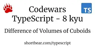 Codewars - Typescript - Difference of Volumes of Cuboids