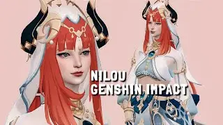 The Sims 4 | NILOU GENSHIN IMPACT | + CC Links | Create A Sims
