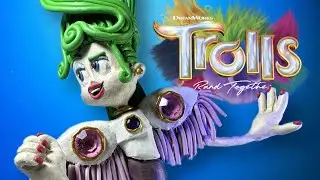 I made VELVET from TROLLS Band Back Together with Clay