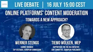 Online platforms' content moderation: towards a new approach?