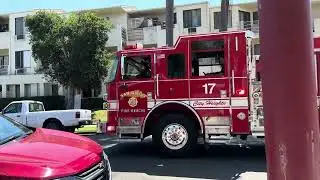 Engine 17 responding by to a Ringjng Alarm